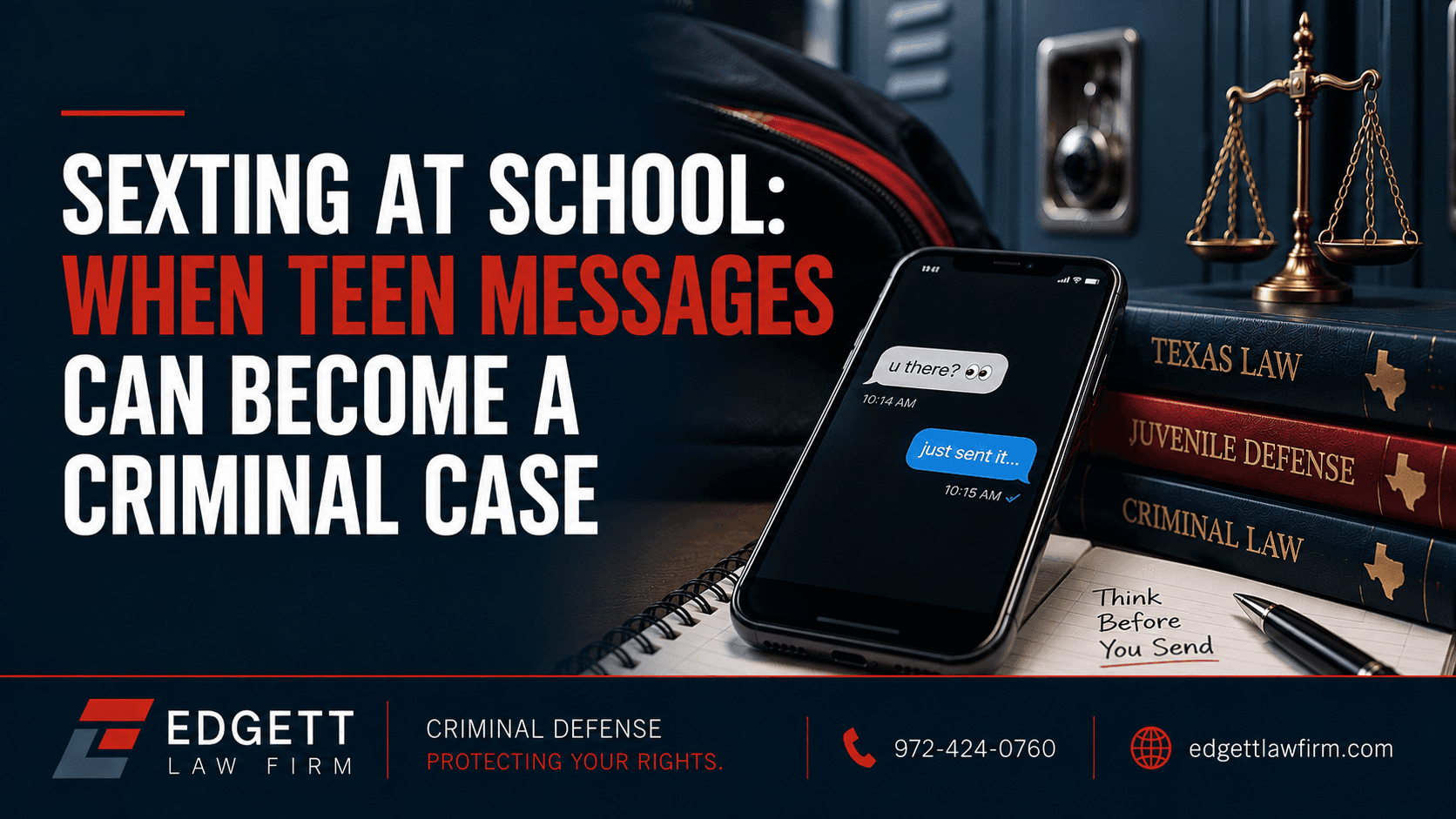 Sexting at School: When Teen Messages Can Become a Criminal Case