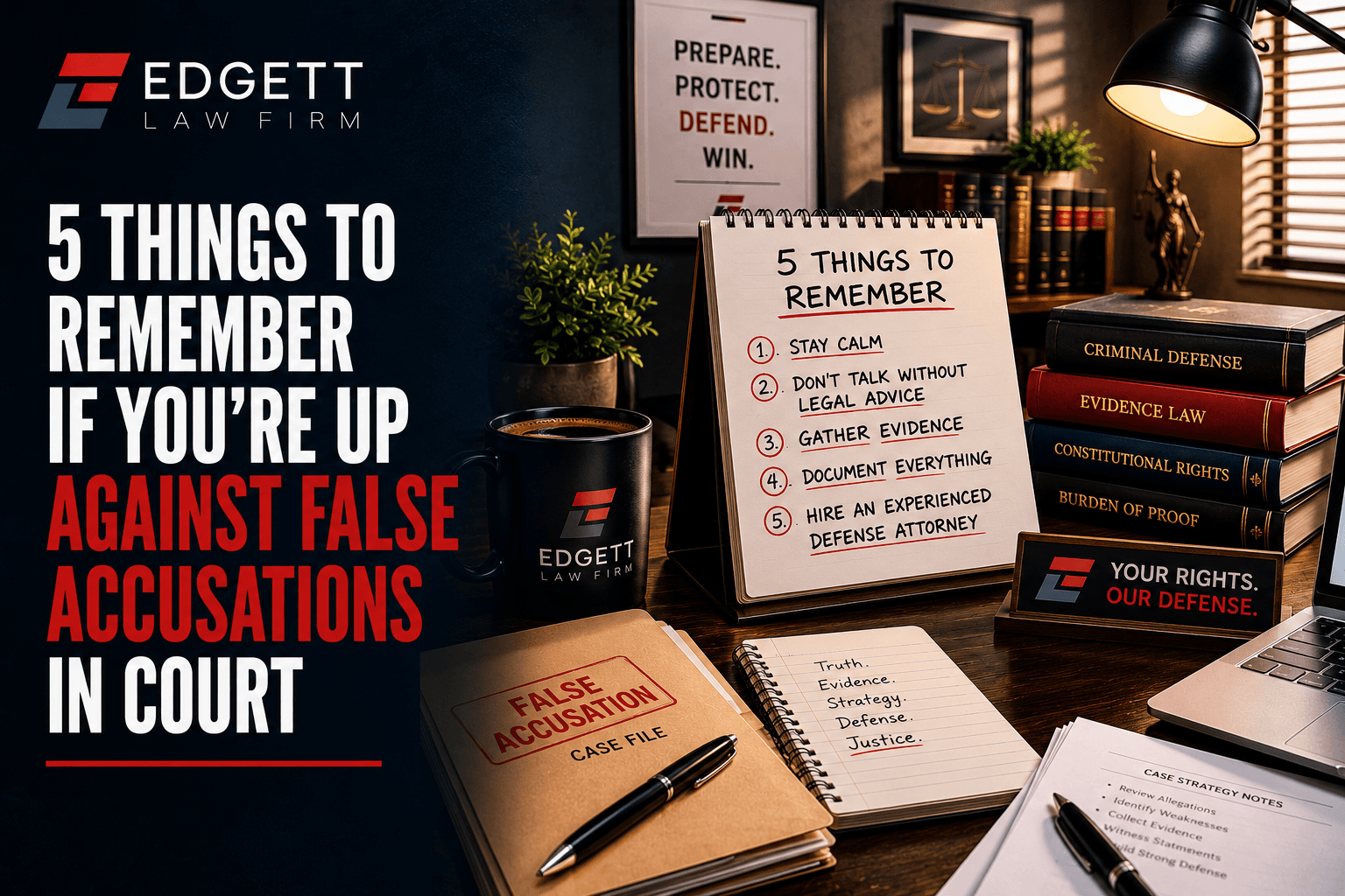 5 Things to Remember If You’re up Against False Accusations in Court