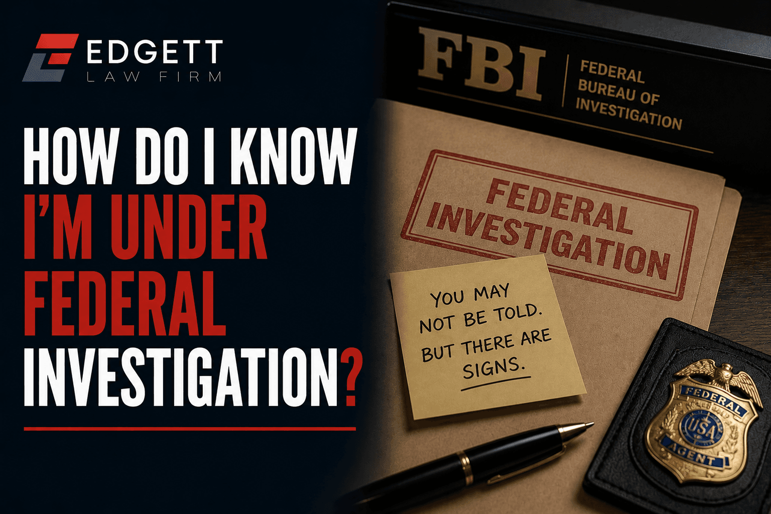 How Do I Know I’m Under Federal Investigation?