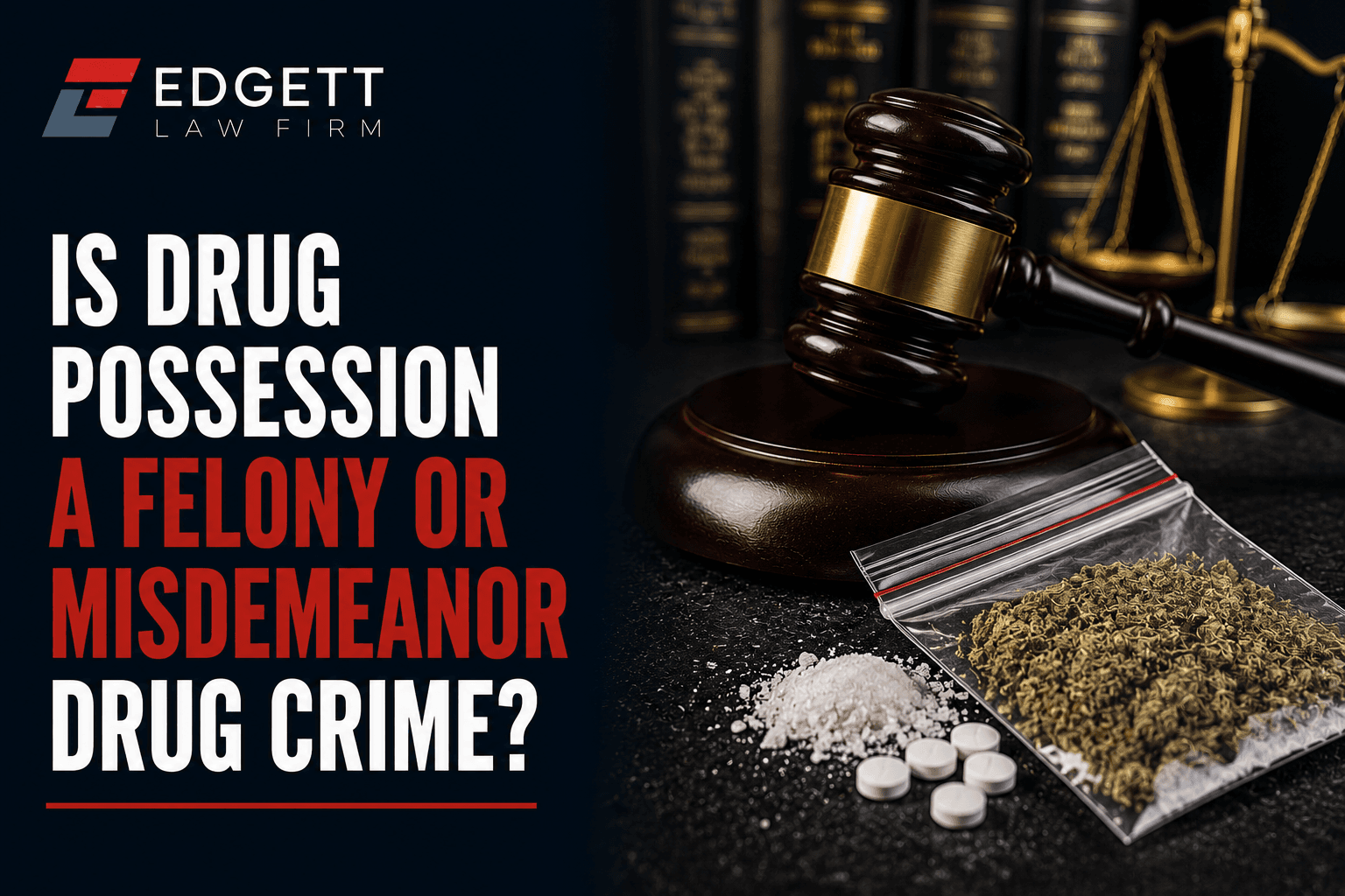 Is Drug Possession a Felony or Misdemeanor Drug Crime?