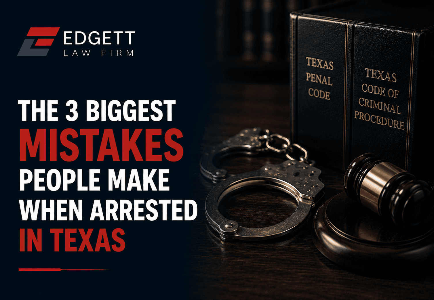 The 3 Biggest Mistakes People Make When Arrested in Texas