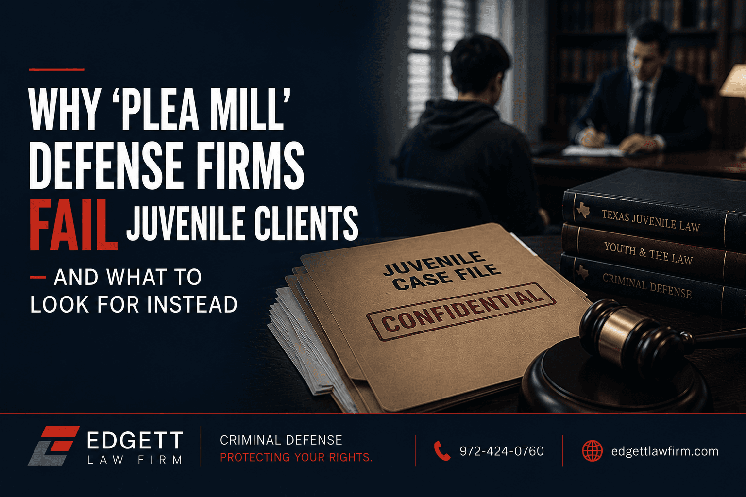 Why 'Plea Mill' Defense Firms Fail Juvenile Clients, and What to Look for Instead