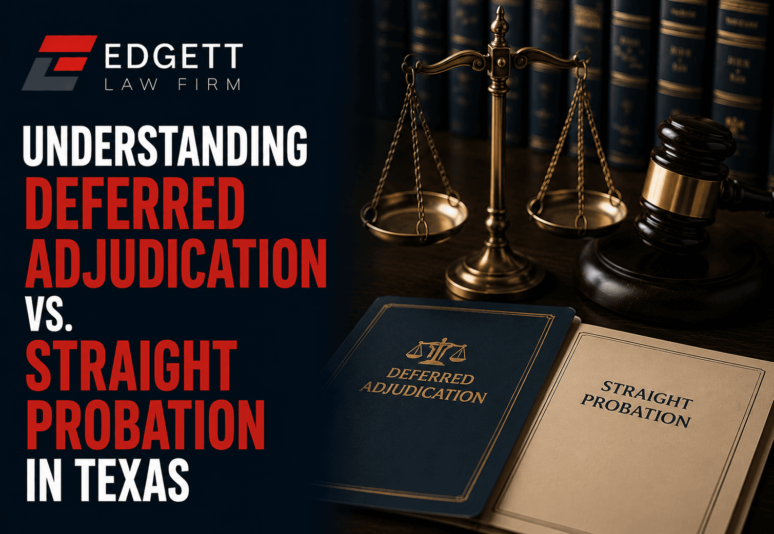 Understanding Deferred Adjudication vs. Straight Probation in Texas