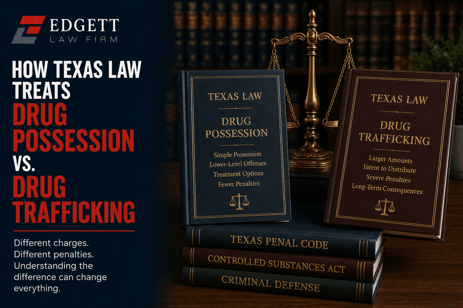 How Texas Law Treats Drug Possession vs. Drug Trafficking