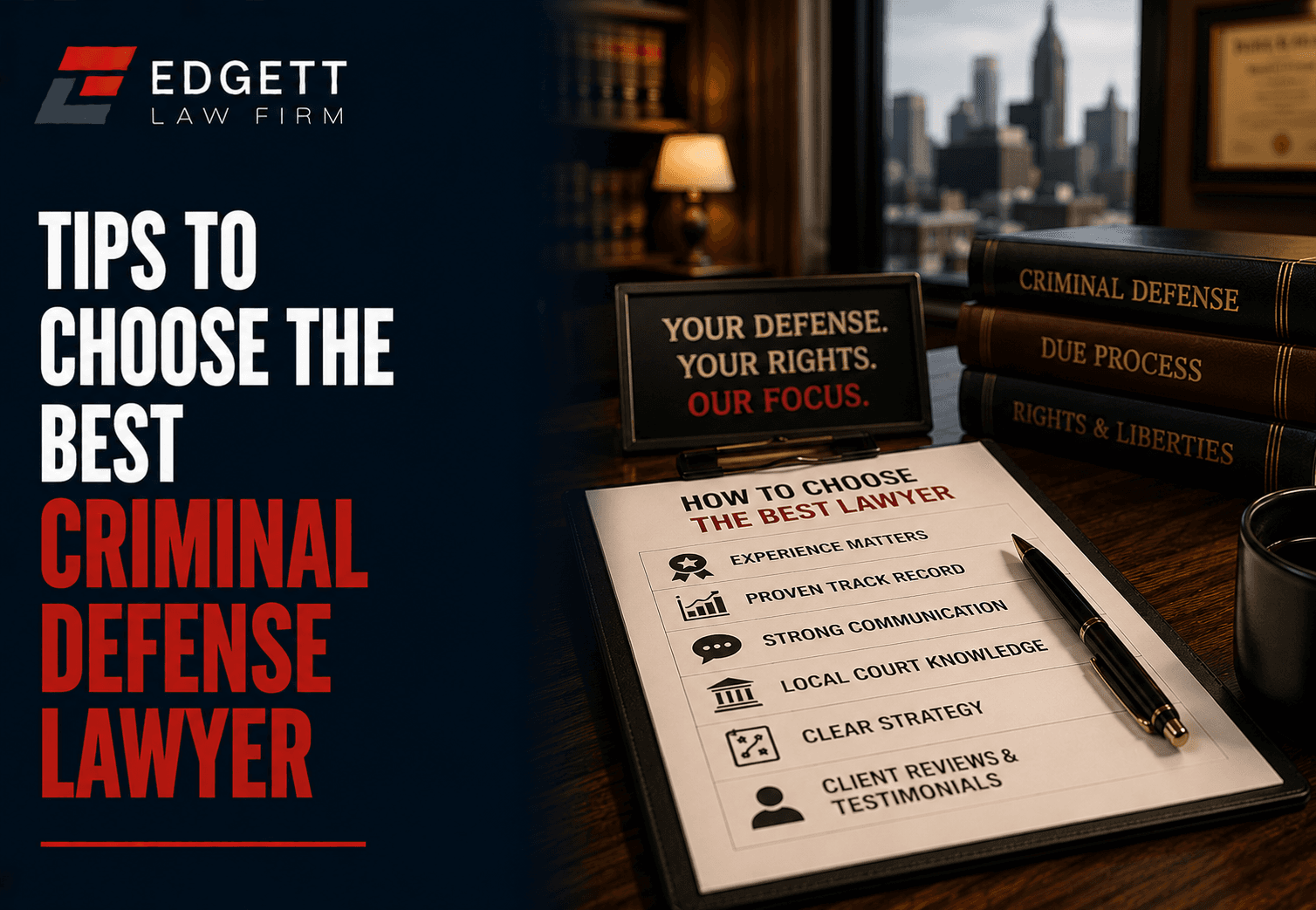 Tips to Choose the Best Criminal Defense Lawyer