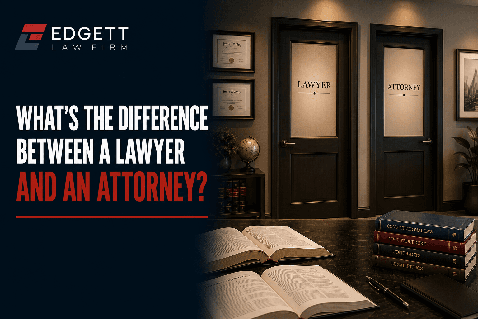 What’s the Difference Between a Lawyer and an Attorney?