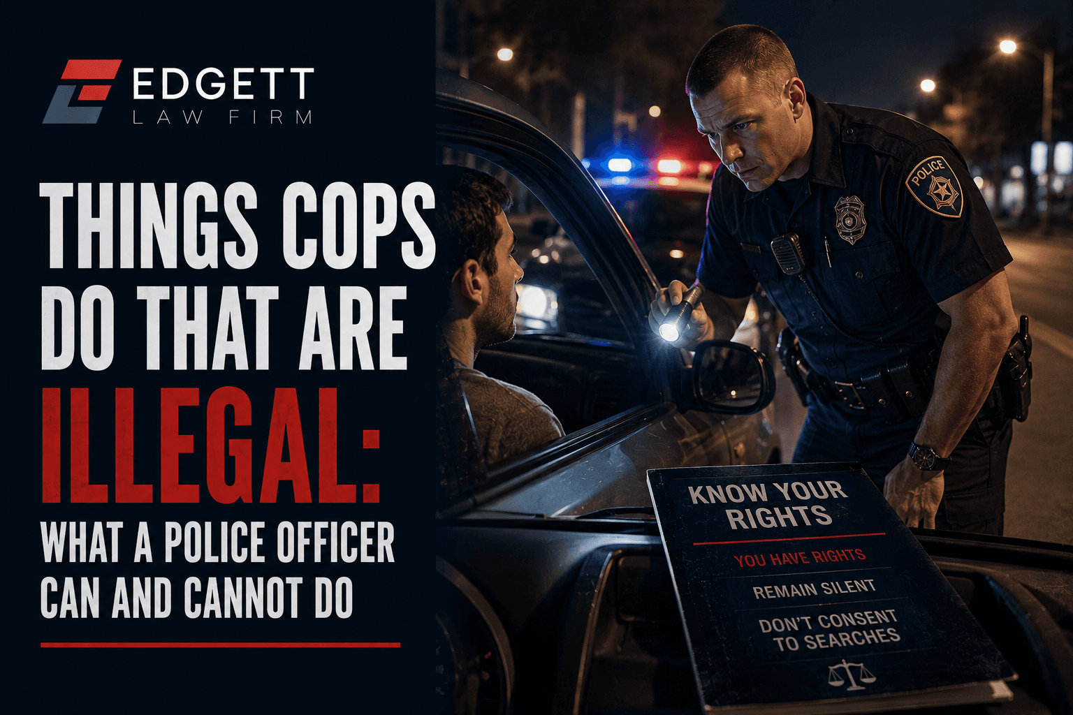 Things Cops Do That Are Illegal: What a Police Officer Can and Cannot Do