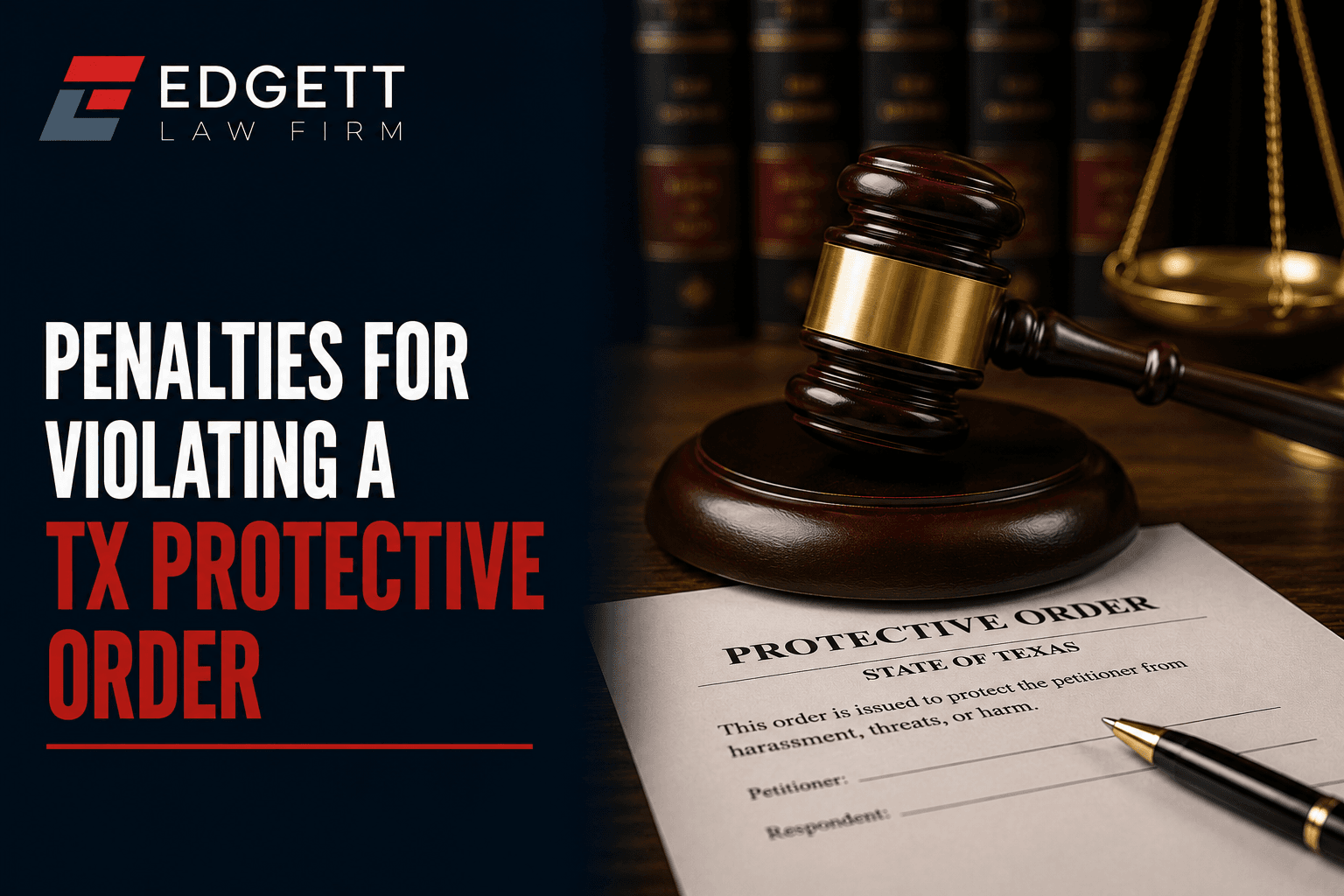 penalties for Violating a TX Protective Order